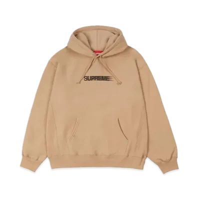 Supreme Motion Logo Hooded Sweatshirt "Dark Tan" (23SS)