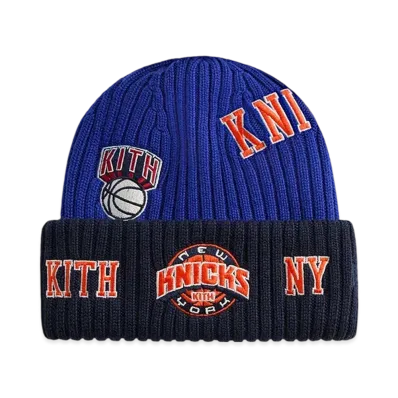 Kith Kids for the New York Knicks Knit Beanie "Royal"
