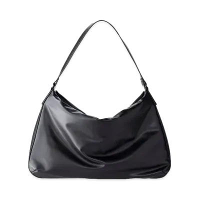 Uniqlo :C Leather Touch Puffy Bag "Black"