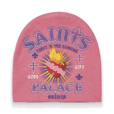 PALACE Gods Gift Nein Cuff Beanie "Pink"