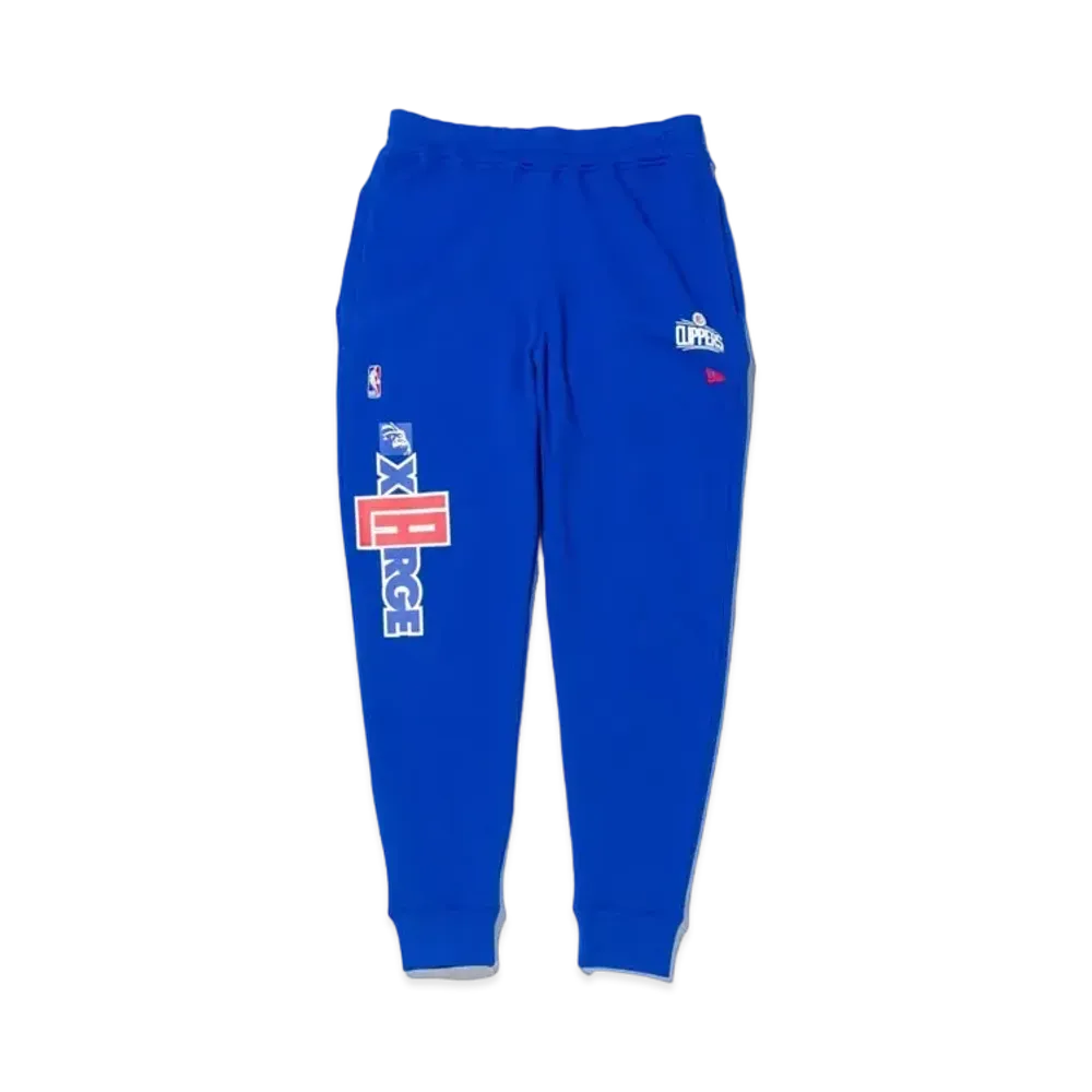 XLARGE x New Era x NBA CLIPPERS STANDARD LOGO SWEAT PANTS "Blue"