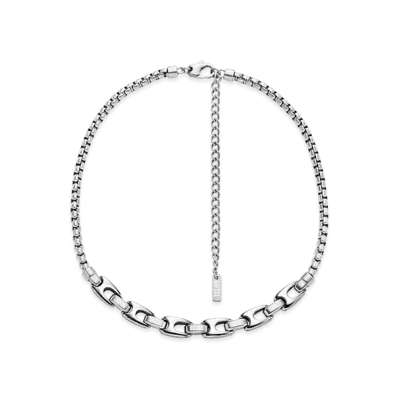 Diesel Dx1650040 Stainless Steel Chain Necklace "Silver"