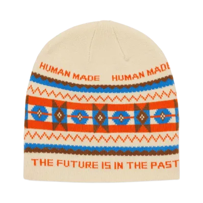 HUMAN MADE Jacquard Beanie "White" HM28GD033