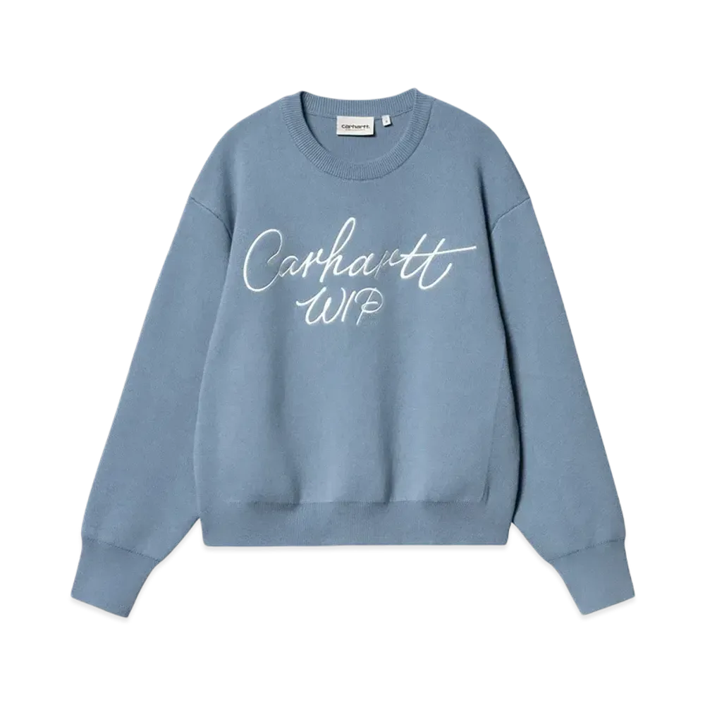Carhartt WIP W' Signature Sweater "Dusty Ice/Wax"