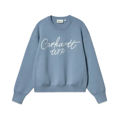 Carhartt WIP W' Signature Sweater "Dusty Ice/Wax"