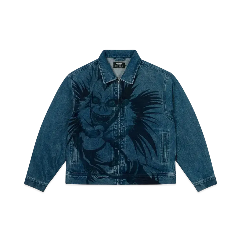 PALACE x DEATH NOTE Ryuk Jacket "Stone Wash"