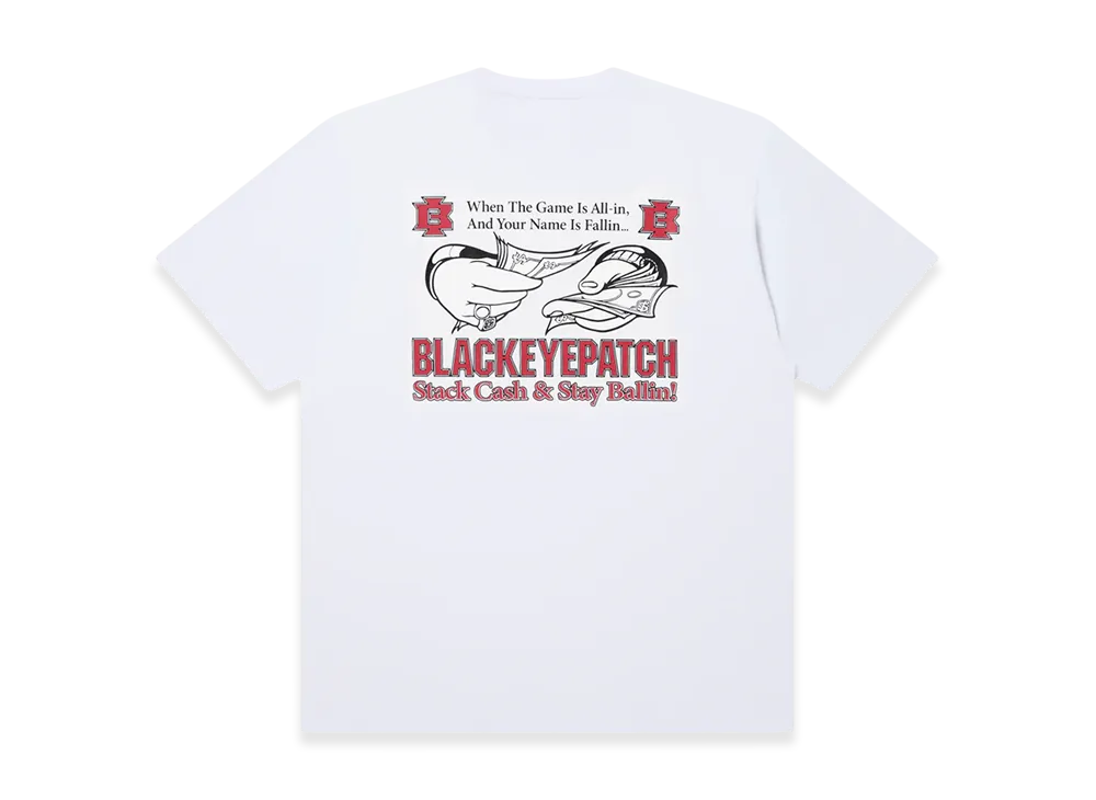 BlackEyePatch Counting Hands Tee "White"