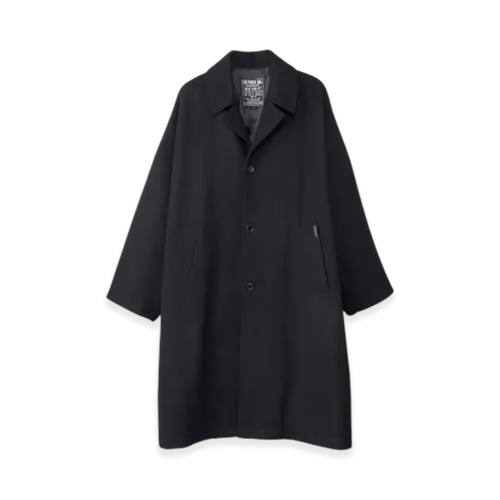 HYSTERIC GLAMOUR Blank Embroidered Chester Coat "Black"