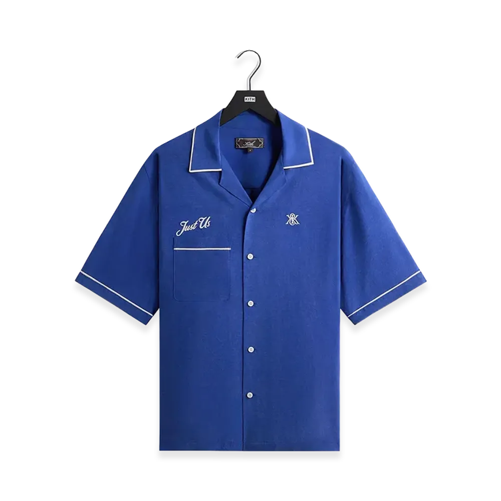Kith Cupro Linen Vinnie Shirt "Current"