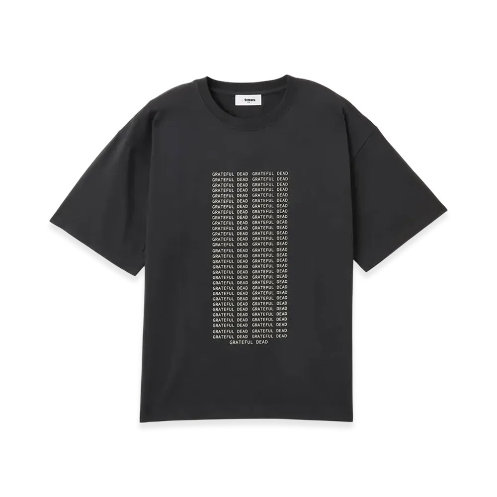 atmos pink x Grateful Dead Big T-shirt "Charcoal"