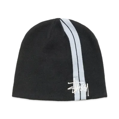 Stussy Double Stripe Skullcap "Black"