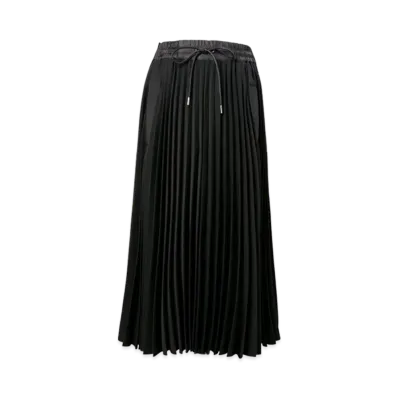 sacai Matelasse Twill Skirt "Black"