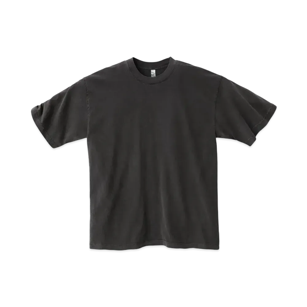 Los Angeles Apparel 6.5oz Garment Dye Crew Neck T-Shirt "Vintage Black"