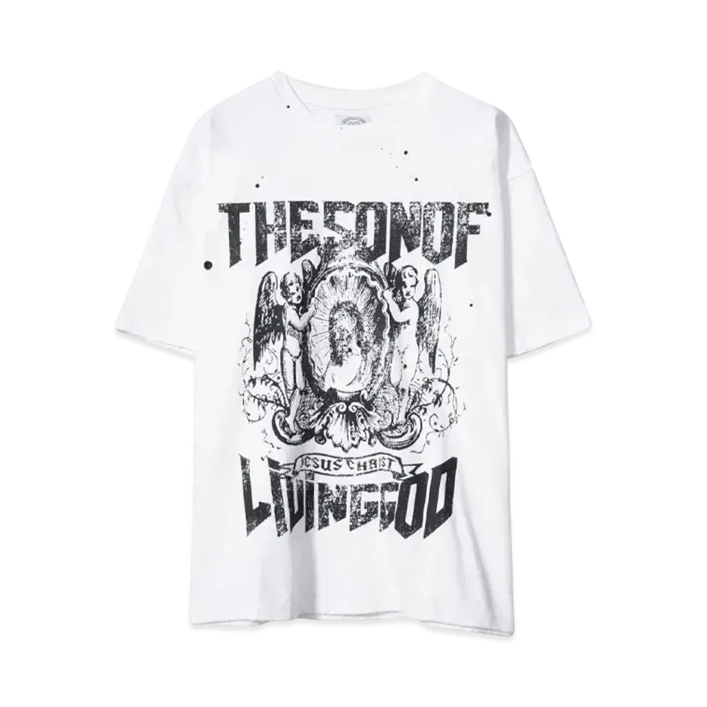 SOMEIT S.O.G VINTAGE TEE "WHITE"