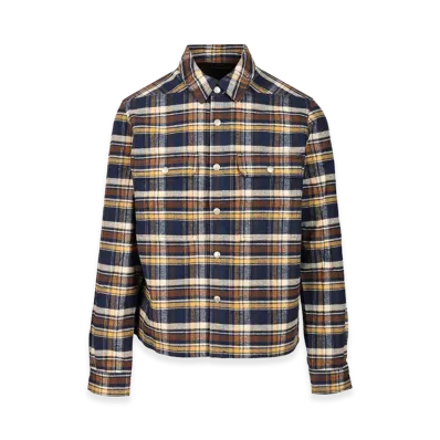Rick Owens DRKSHDW Outershirt With Plaid Pattern "Multicolor"