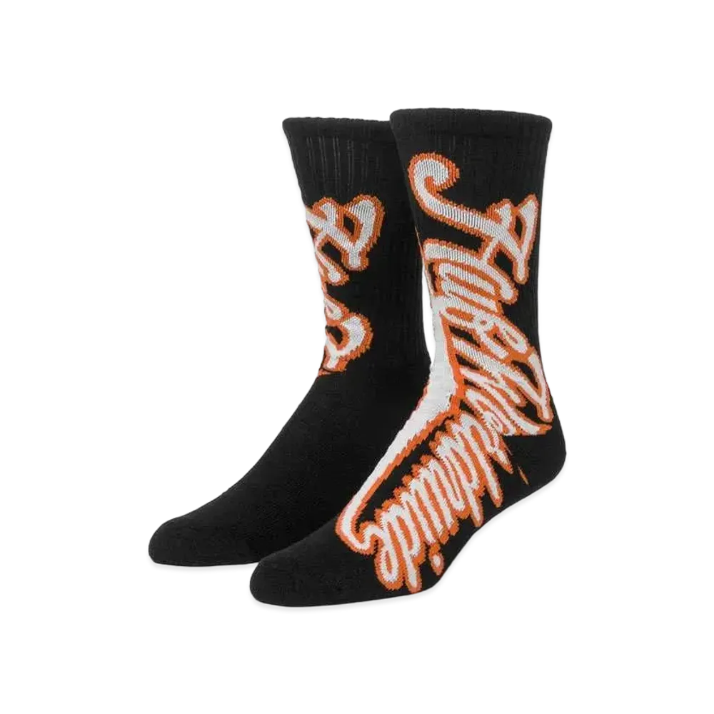 HUF Crackerjack Crew Socks "Black"