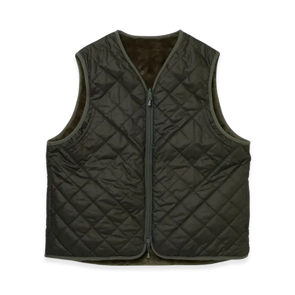 DAIWA PIER39 W'S Tech Reversible British Hunter Fur Vest "D.Green"