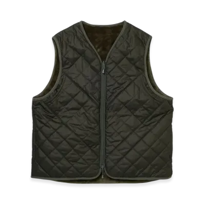 DAIWA PIER39 W'S Tech Reversible British Hunter Fur Vest "D.Green"