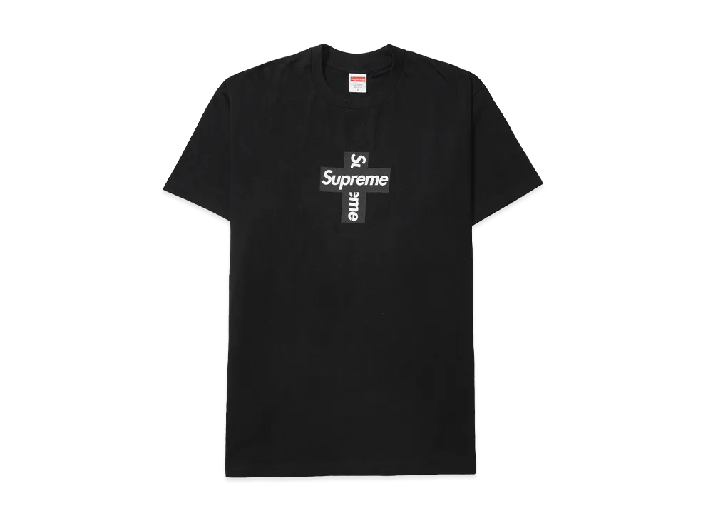 Supreme Cross Box Logo Tee "Black"