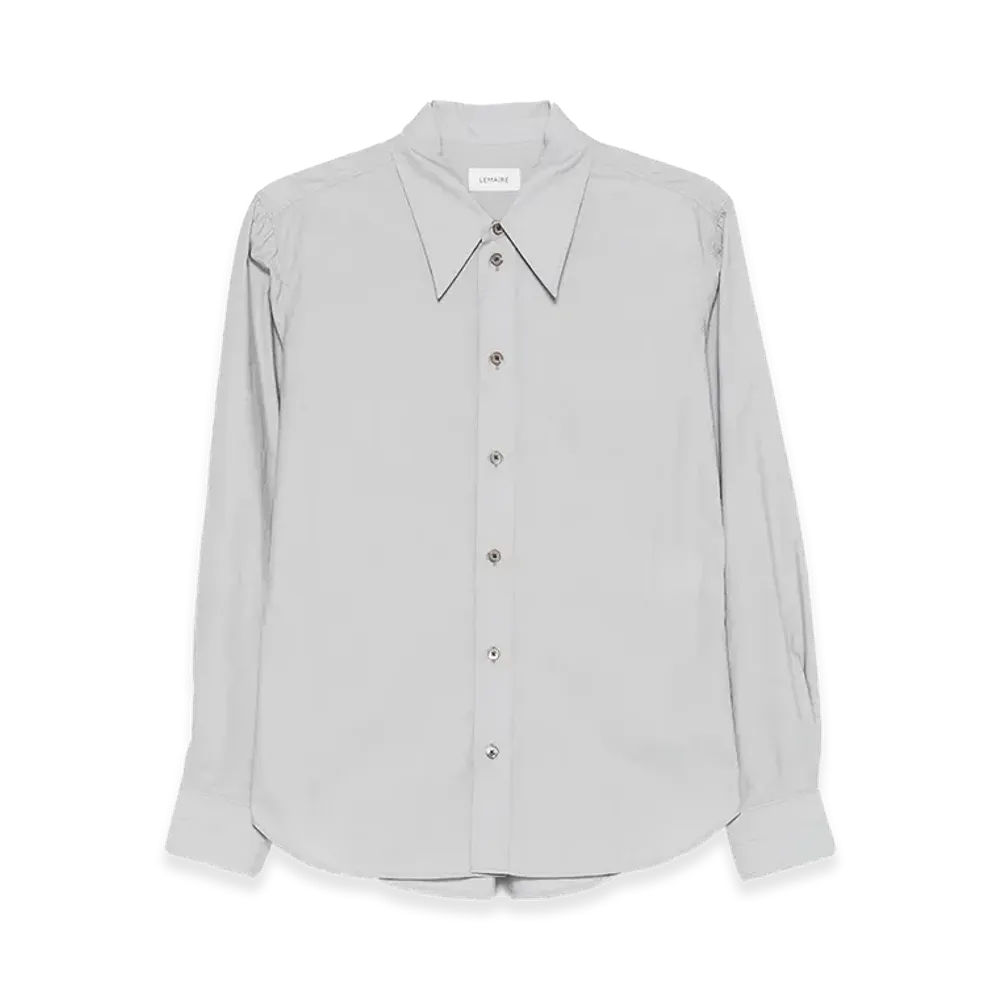 LEMAIRE Women's Pointed Collar Shirt "Gray"