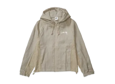 Stussy x Nike U NRG Linen Jacket Hoodie (US Size) "Chino" FZ5751-263