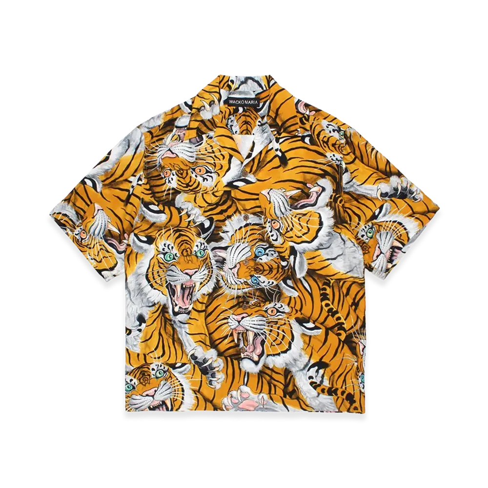 WACKO MARIA Tim Lehi / Hawaiian Shirt "Yellow"