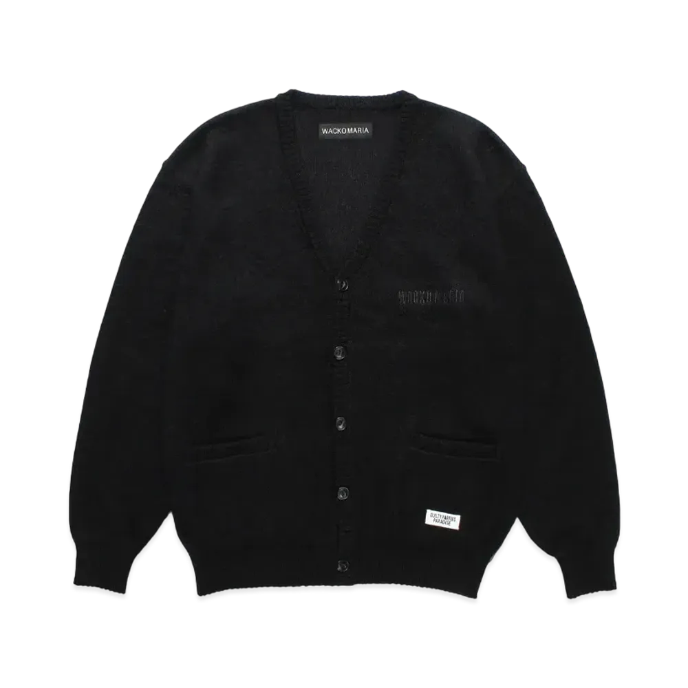 WACKO MARIA Mohair Knit Cardigan "Black"