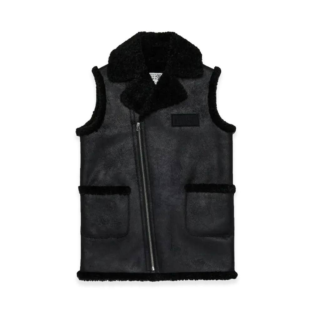 MM6 Maison Margiela Kids Jacket With Logo "Black"
