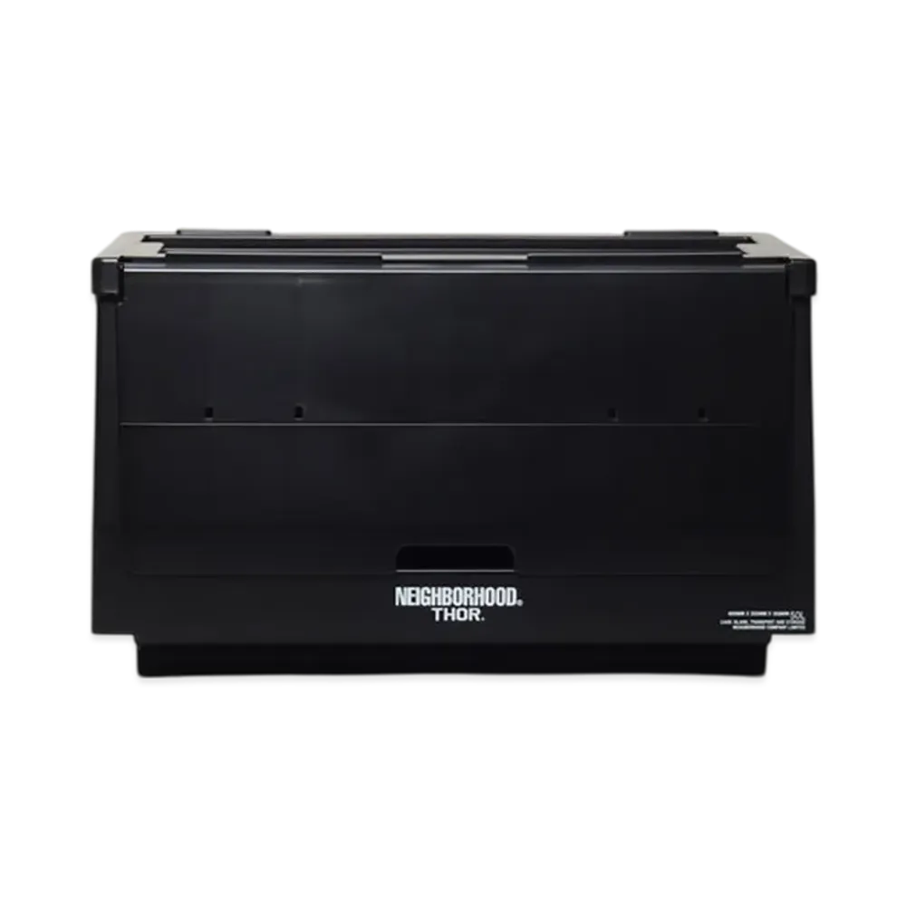 NEIGHBORHOOD x THOR . Stacking Shelf Container 50L "Black"