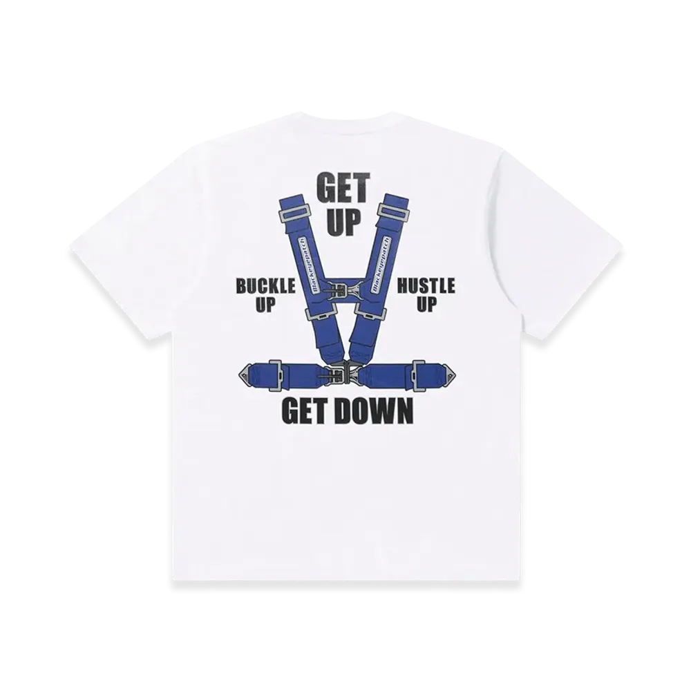 BlackEyePatch Buckle Hustle Tee "White"