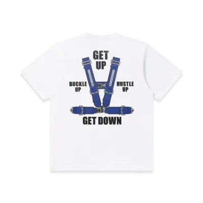 BlackEyePatch Buckle Hustle Tee "White"