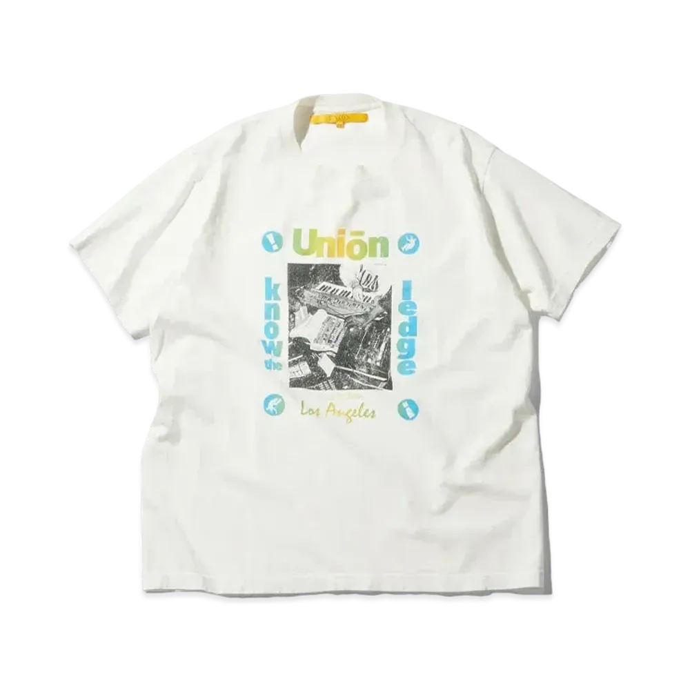 UNION Production S/S Tee "White"