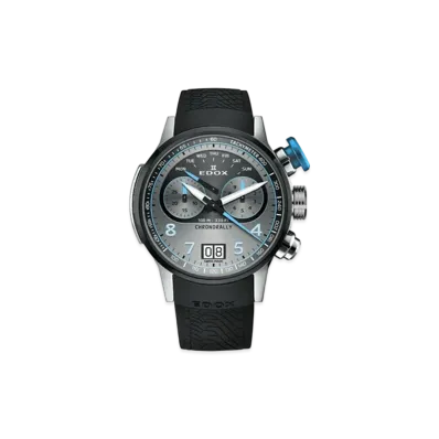 EDOX Chronorally Chronograph 45 "Grey" 38003-TINBU-GNBU