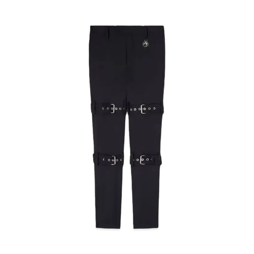 AMBUSH Slim Bondage Pants "Navy"