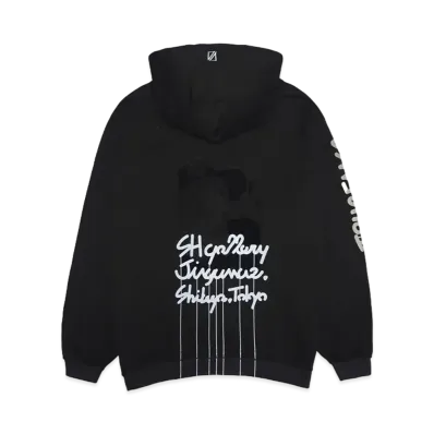 PRESTIGE APPAREL FUZZY&NEW HOODIE "BLACK"