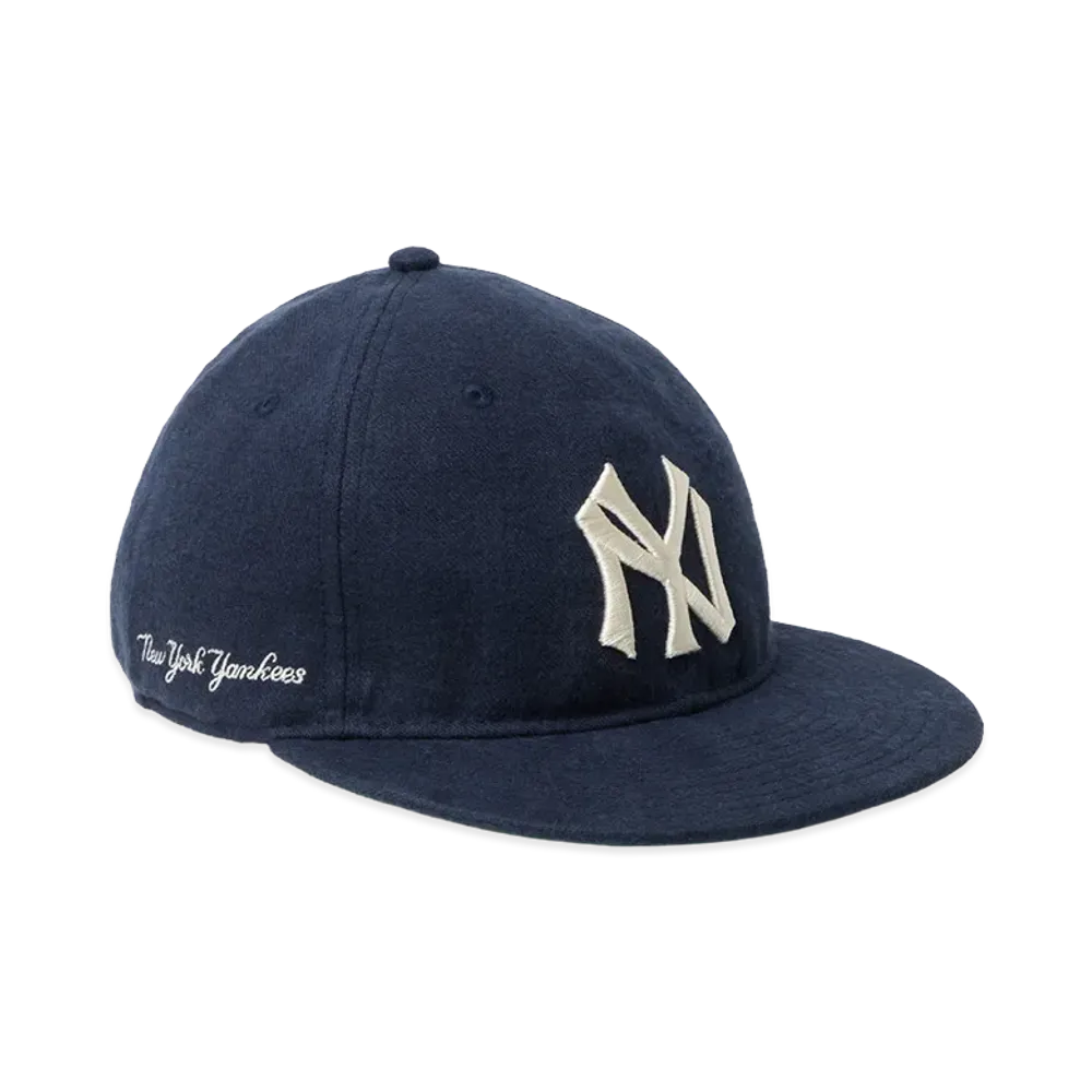 NEW ERA RC 9Fifty Flat Visor French Linen Cooperstown New York Yankees "Navy"