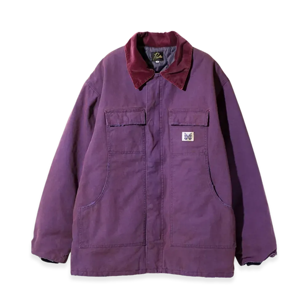 NEEDLES Lumberjack Coat 11oz Cotton Oxford "Purple"