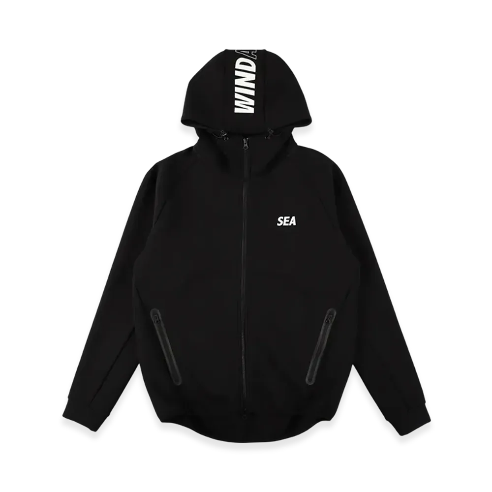 WIND AND SEA Ponte Sweat Jacket "Black"