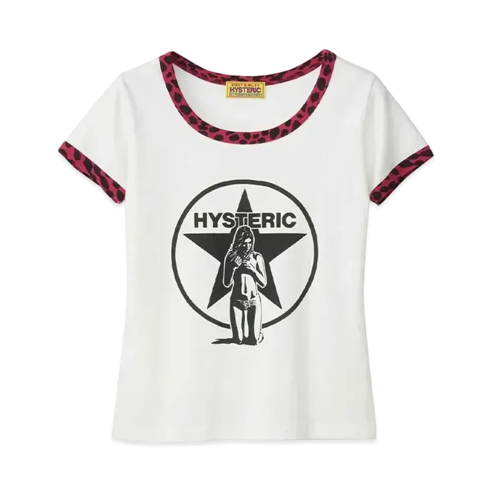 HYSTERIC GLAMOUR Star Bright Chibi T-Shirt "White"