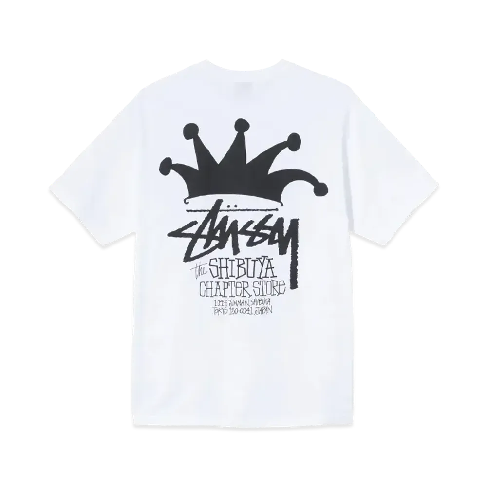Stussy Shibuya Chapter Opening Commemorative Limited Edition T-Shirt "White"