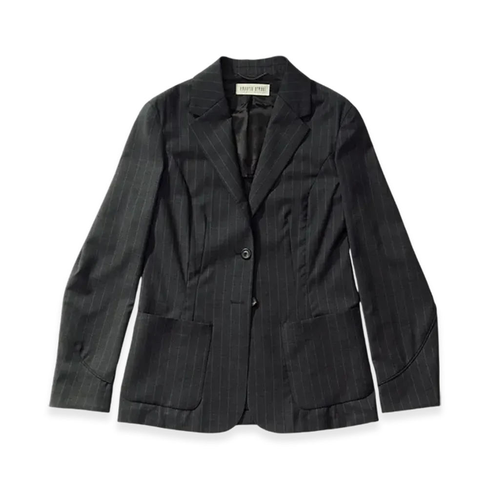 OUR LEGACY Women's Work Shop x Emporio Armani Icona Blazer "Linea Di Gesso Wool"
