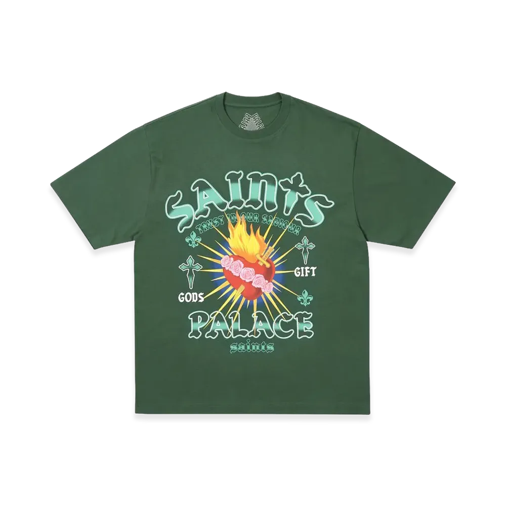 PALACE Gods Gift T-Shirt "Racey Green"