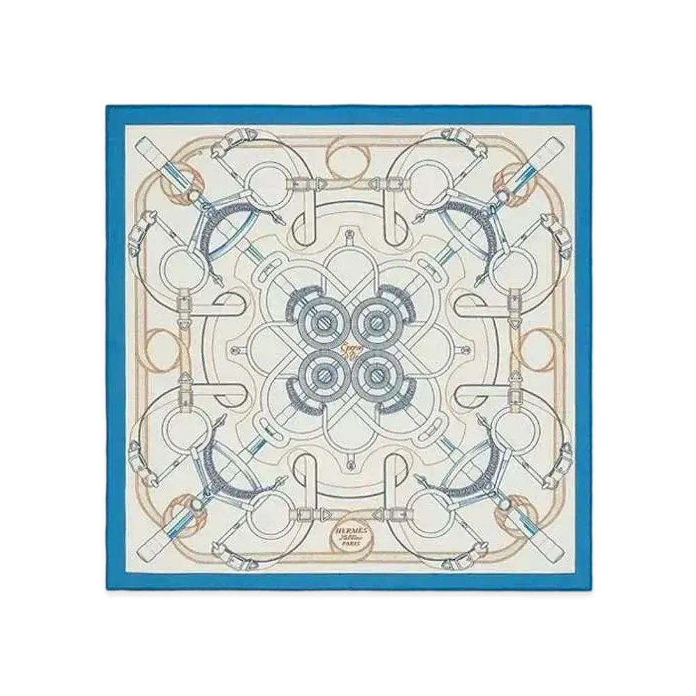 Hermes Eperon D'or Handkerchief "Lumineuse"
