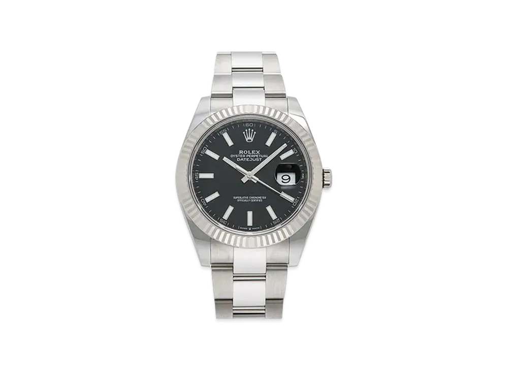 ROLEX Date-Just 41 Black Dial 126334