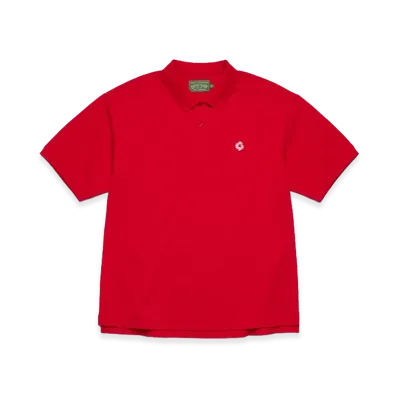 DENIM TEARS Wreath Polo "Red"