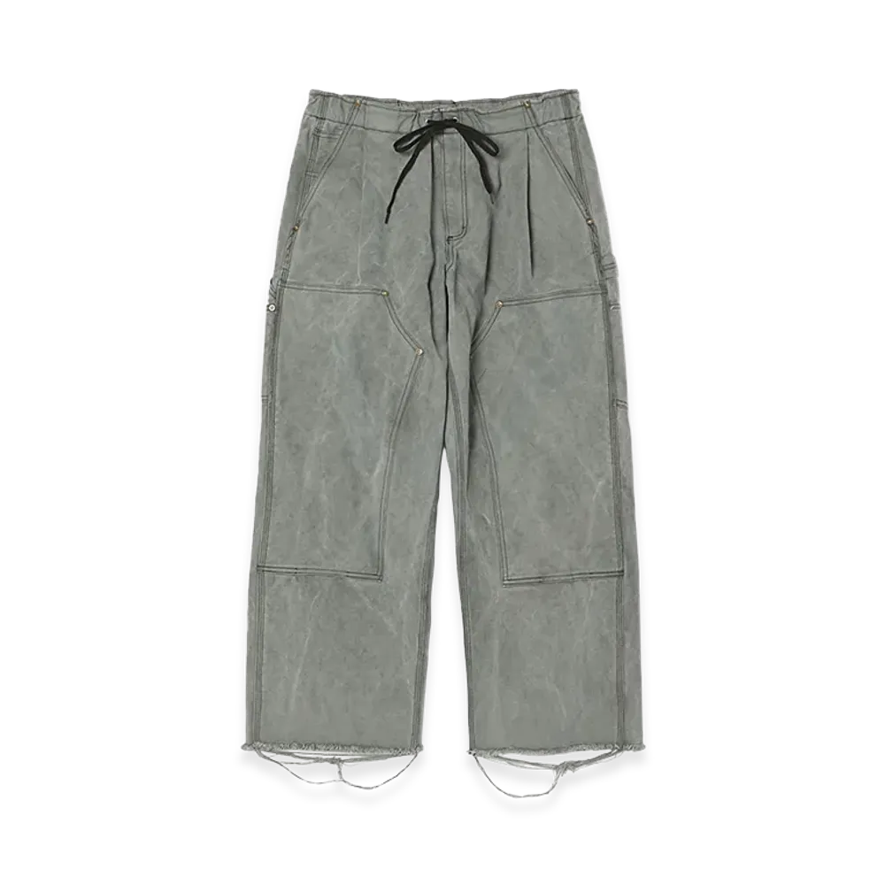N.HOOLYWOOD COMPILE Tuck Pants "Charcoal"