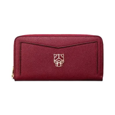 Cartier Zippered International Wallet, Panthere de Cartier "Bordeaux"
