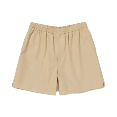 AURALEE High Count Finx OX Shorts "Beige"