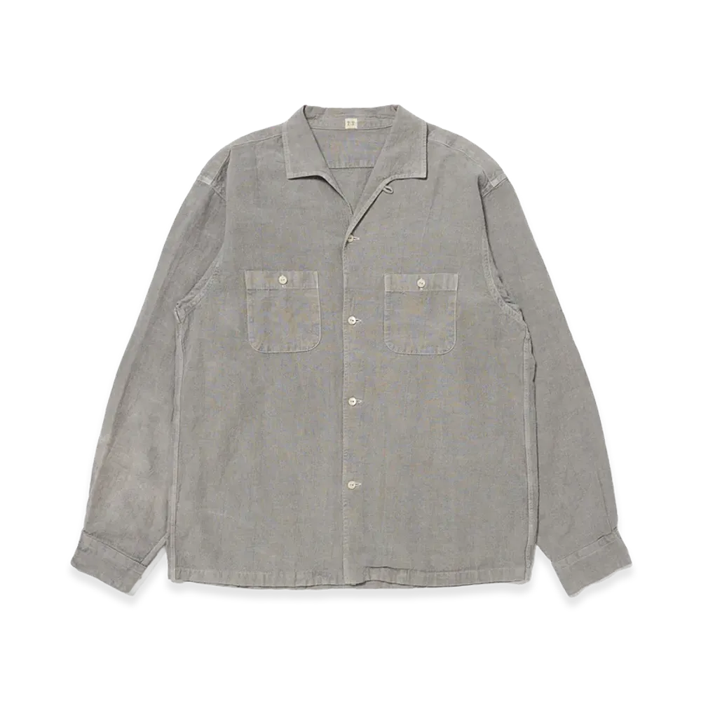 T.T Taiga Takahashi LOT.102 Sir Guy Shirt "Charcoal Dyed Gray"