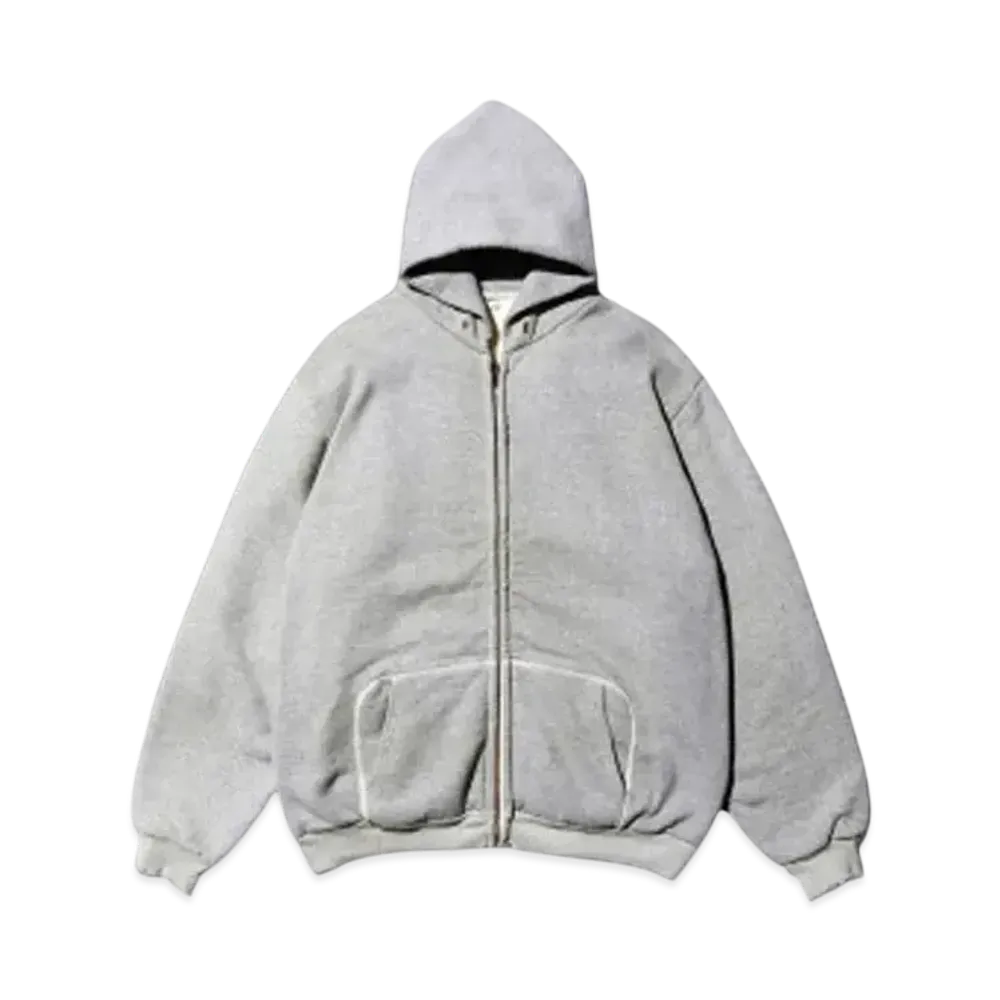 A.PRESSE Vintage Zip Sweat Hoodie "Grey"